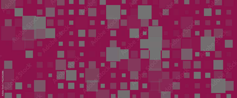 Fototapeta premium Dynamic Geometric Pattern in Rich Magenta and Gray Tones
