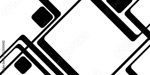 Modern Abstract Black and White Geometric Background Design.