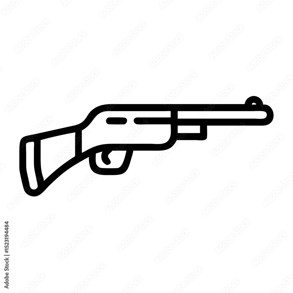 Shotgun with shells ammunition, hunting weapon firearm, classic pump-action shotgun for shooting. Shotgun graphic for hunting magazines, tactical gear websites, or military publications. Shotgun with shells ammunition, hunting weapon firearm, classic pump-action shotgun for shooting. Shotgun graphic for hunting magazines, tactical gear websites, or military publications.