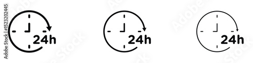 Twenty four hours icon