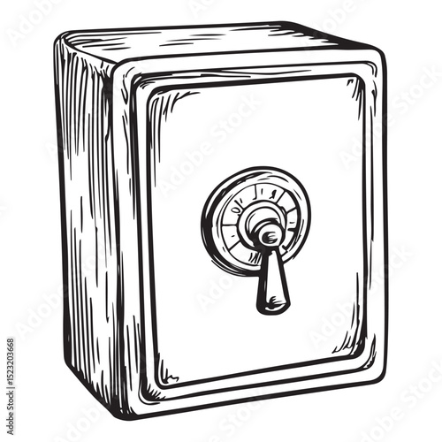 locker silhouette vector illustration