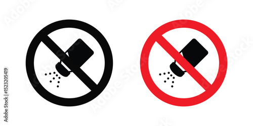 No salt sign