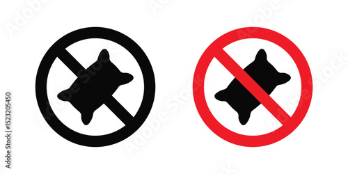 No pillow sign