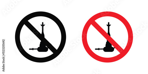 No hookah sign