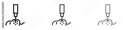 Laser anti aging beauty icon
