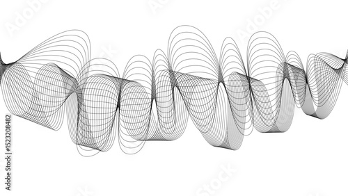pattern background wavy strings and threads flowy art abstract sound or windy waves black elegant artsy tangle	
