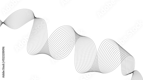 pattern background wavy strings and threads flowy art abstract sound or windy waves black elegant artsy tangle	
