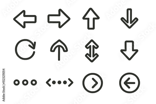 Black navigation icons on green background: arrows and symbols collection Free Download Black navigation icons on green background: arrows and symbols collection - GFXLoad