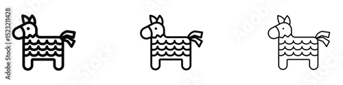 Donkey pinata icon