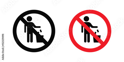 Do not litter sign