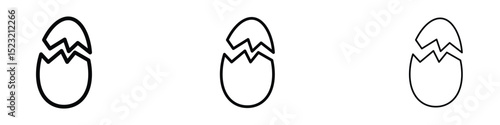 Broken egg icon