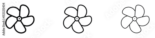 Araliya flower icon