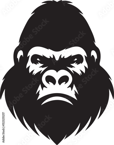 Gorilla Mascot Logo Design | Powerful Animal Vector Illustration