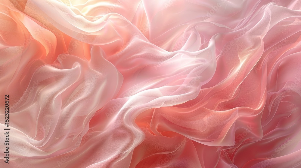 Obraz premium Delicate, flowing, soft fabric