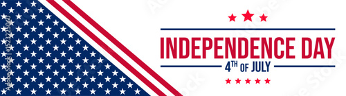 USA Independence Day banner background