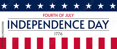 USA Independence Day banner background