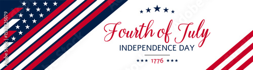 USA Independence Day banner background