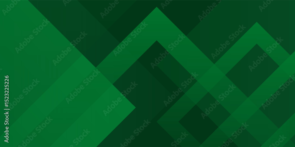 Abstract green gradient background. Modern green abstract rectangular box lines for presentation, banner and brocure design.