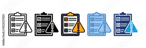 Risk Analysis Icon Element For Design
