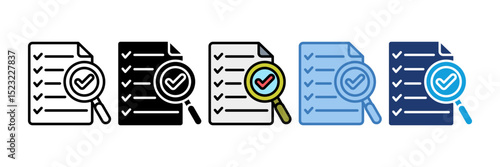 Audit Icon Element For Design