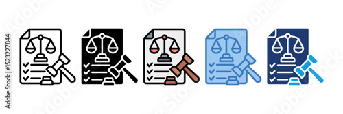 Judgement Icon Element For Design