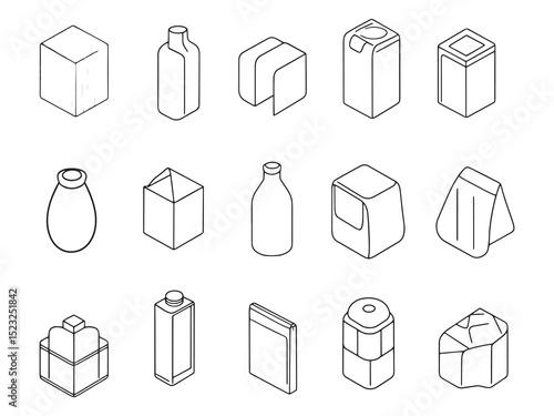 Canteen Ultra Minimalist 2D Line Art