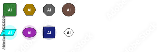 Shapes of Aluminium: Various geometric shapes illustrate the versatility of aluminium, showcasing its formability and wide application in industry, represented in eight different illustrations.
