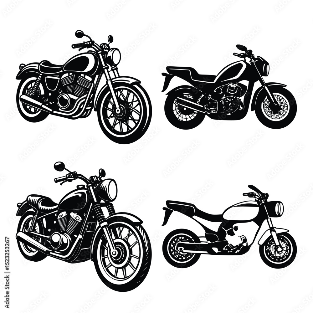 Obraz premium set of bikes