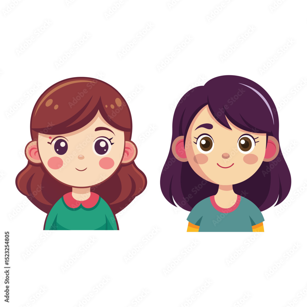 Cute Girl Vector Cute Girl Vector