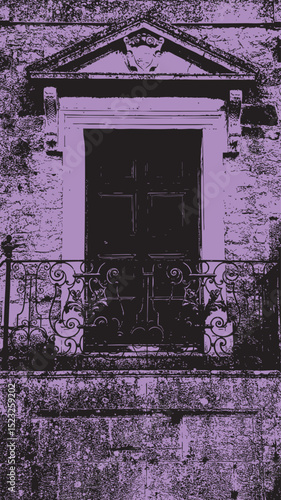 Regency style door and entrance
