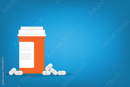 Prescription medicine bottle	