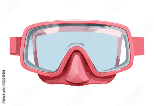 Cute Pink Diving Mask Accessory