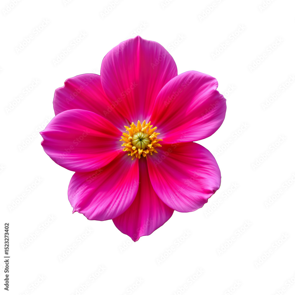 Bright Pink Flower with Delicate Petals Showcasing Natural Beauty and Vibrancy in Nature Bright Pink Flower with Delicate Petals Showcasing Natural Beauty and Vibrancy in Nature