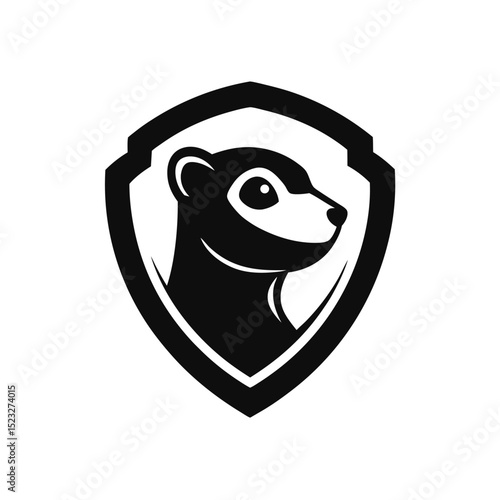 Meerkat head mascot logo showing alertness community and cute wild identity vector illustration.