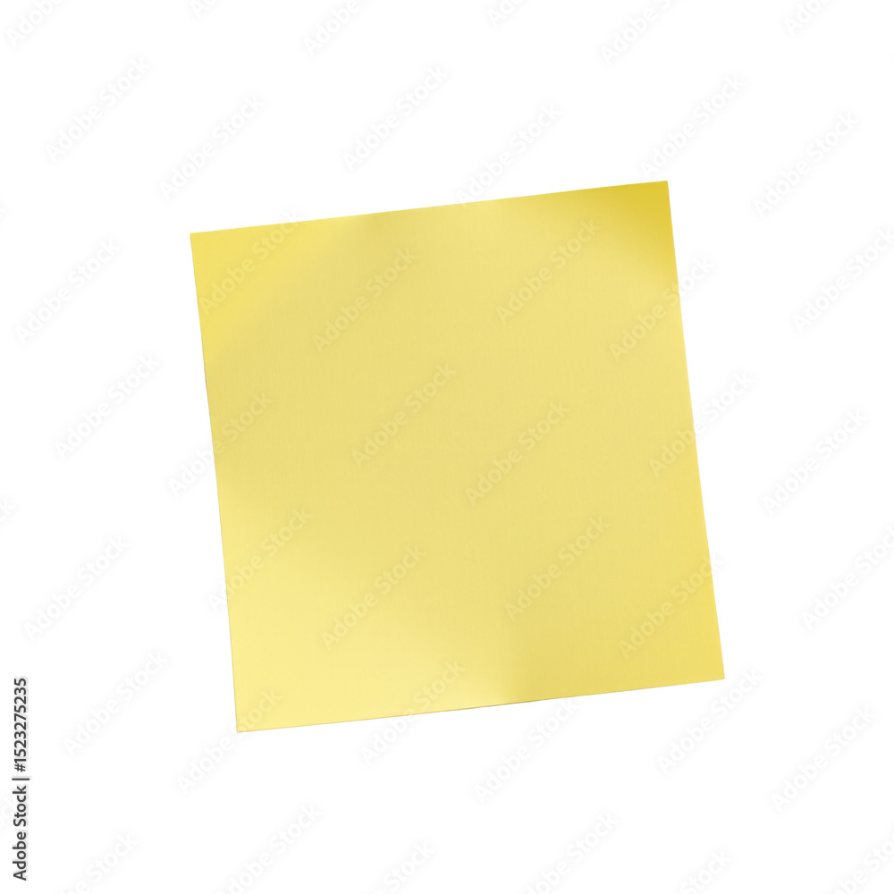Blank yellow sticky note on a black background for creative reminders and organizational tasks in office environments Blank yellow sticky note on a black background for creative reminders and organizational tasks in office environments
