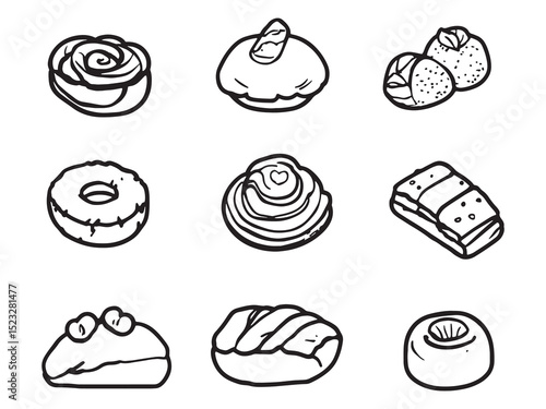 Danish Pastry Icon Collection