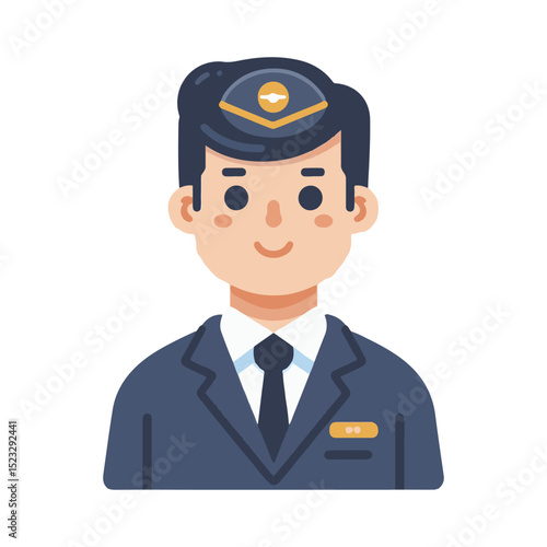 
illustration design of a flight attendant