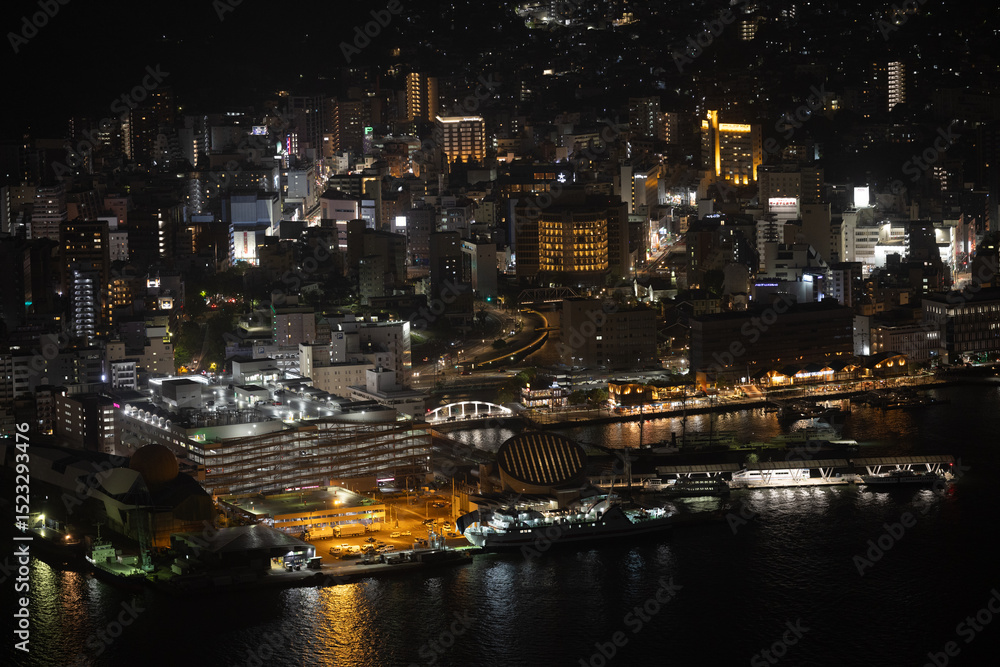 Obraz premium ［長崎県］稲佐山の夜景