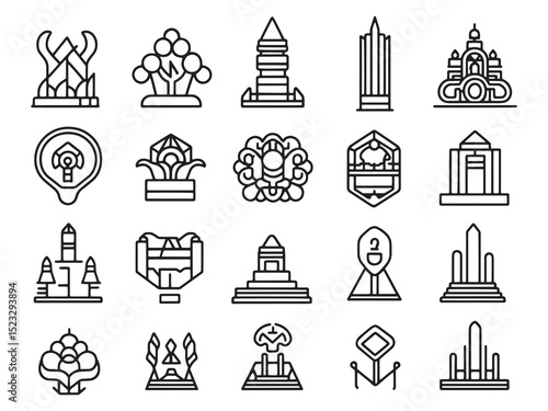 Minimalist Foundry Illustration