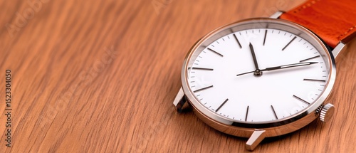 Wallpaper Mural Wristwatch on Wood Torontodigital.ca