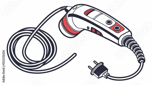 Electric Handheld Percussion Massage Device with Cord