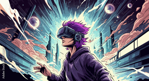 Exploring Virtual Reality in a Cyberpunk World