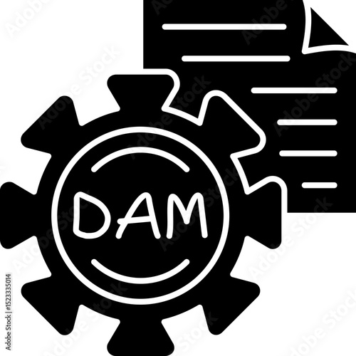Digital Asset Management Vector Icon