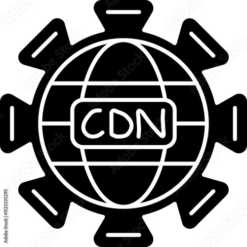 Cdn Management Vector Icon