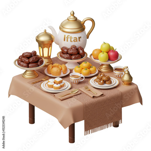 3D Iftar Feast with Dates F...