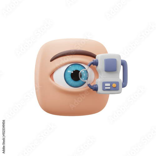 3D Illustration Human Eye E...
