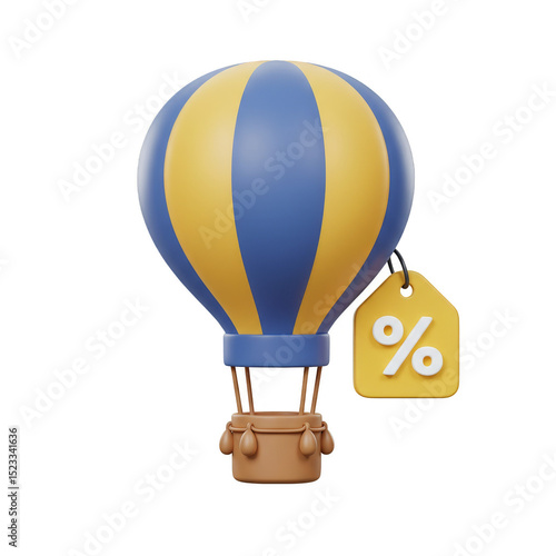 3D Illustration of a Air Ba...