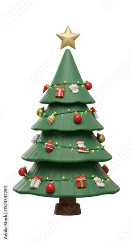 3d Illustration of Decorate...