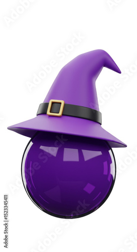 3d Render of Purple Wizard ...