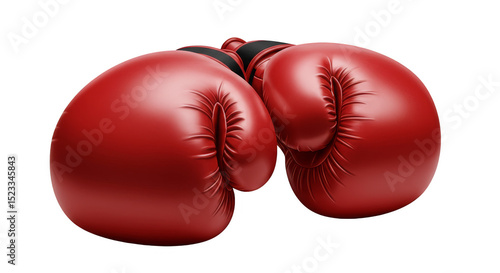 3D Render Pair of Red Boxin...